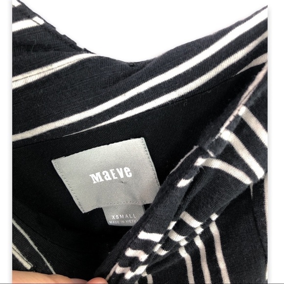 Anthropologie, Maeve - Striped One Shoulder Dress - XS - Picture 6 of 8